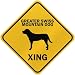 ONLY  GREATER SWISS MOUNTAIN DOG XING  CROSSING SIGN DOG