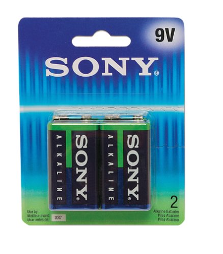 Sony Alkaline 9 Volt 2 Pack