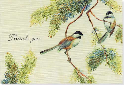 Chickadees Thank You Notes (Stationery, Note Cards, Boxed Cards)