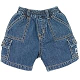 pull-on cargo shorts(denim 6-9mos)
