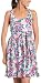 Kensie Girl Juniors' Artistic Floral Printed Dress,Black Multi,Small