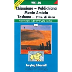 Freytag Berndt Wanderkarten : Chianciano, Valdichiana, Monte Amiata, Toskana, Prov. di Siena (Wanderkarte)