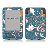Diabloskinz Vinyl Adhesive Skin,Decal,Sticker for the Kindle Keyboard - Blue Flower