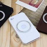 Cool Camera Design Silicone Case Cover for Apple Iphone 4 4g 4s At&t Verizon (White)