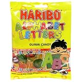 Haribo Gummi Candy, Alphabet Letters, 5-Ounce Bags (Pack of 12)