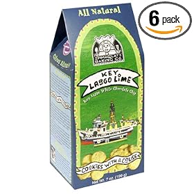 Immaculate Baking Company Cookies, Key Largo Lime, 7-Ounce Boxes (Pack of 6)
