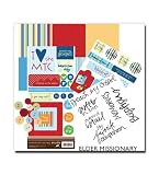 Scrapbooking kit - Perfect for making scrapbook pages for your missionary, Perfectly designed paper,Stickers-Epoxy sticker and regular stickers, embellishments, Everything you need to make an awesome page for your LDS missionary, Keep the memories alive, MTC, Missionary, Elder, Called to serve, Return with honor, baptism - Preach My Gospel - six sheets of color coordinated paper, rub-ons and applicator, perfect for missionaries and their families and friends.