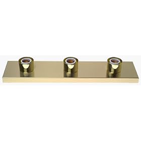 Angelo Brothers 66405 Three-Light Bath Bar by Angelo Brothers