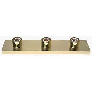 Angelo Brothers 66405 Three-Light Bath Bar by Angelo Brothers