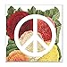 Stupell Home DÃ©cor Peace Sign with Flowers Wall Plaque Art, 12 x 0.5 x 12, Proudly Made in USA