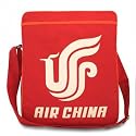AIR CHINA MESSENGER & LEISURE BAG retro school sport case satchel