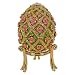 Rose Garden Egg Shaped Musical Trinket Box Czech Preciosa Crystals