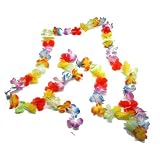 Hawaiian Flower Lei Garland - 9 Feet
