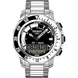 Tissot Men's T0264201105100 Sea Touch Quartz Chronograph Touch Screen Black Dial Watch