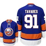 TAVARES 91 New York Islanders Reebok Premier Home NHL Hockey Jersey (NHLPA Certified Custom Sewn Authentic Twill)
