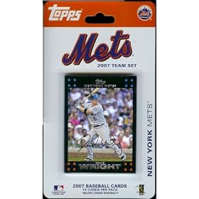 Click here to buy Topps New York Mets 2007 Baseball Card Team Set by  Topps .
