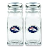 NFL Denver Broncos Glass Salt & Pepper Shakers