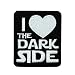 Disney Star Wars I Heart the Dark Side Officially Licensed Iron On Applique
