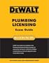 DEWALT  Plumbing Licensing Exam Guide
