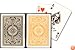 KEM Arrow Black and Gold Poker Size Standard Index Playing Cards
