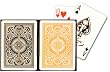 KEM Arrow Black and Gold Poker Size Standard Index Playing Cards