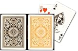 KEM Arrow Black and Gold Poker Size Standard Index Playing Cards