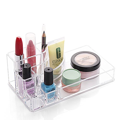 RPY Acrylic Clear Cosmetics Organizer Makeup Holder Storage Case
