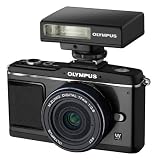 Olympus E-P2 SE All Black Pancake Kit and FL-14 Flash