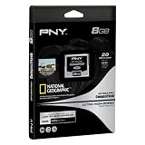  : PNY Optima Pro UDMA 8GB CompactFlash 266X (40MB/Sec Read/Wrte Speed) Flash Memory Card P-CF8GB-266W-DVDC