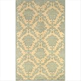 Chateau Blue and Ivory Oriental Rug Size: 8 x 10 6 Chateau Blue and Ivory Oriental Rug Size: 8 x 10 6
