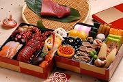 海鮮づくし おせち 二段重 国産伊勢海老入り 生本マグロ中トロ・赤身付