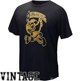 Nike Iowa Hawkeyes Black Vault Distressed Retro Logo Organic T-shirt