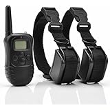 Hot Spot&reg; Remote Control Dog Training Shock Collar for 2 Dogs with 100LV of Shock and Vibration, Rechargeable and Waterproof