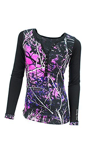 Muddy Girl Camo Henley