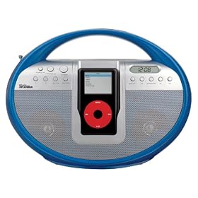 Click here to buy Curtis Portable AM FM Digital iPod Dock (Blue) by Curtis.