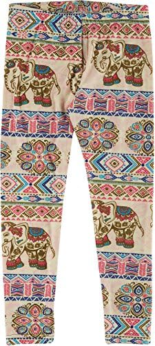 1st Kiss Little Girls Elephant Leggings 4-5 Pink multi
