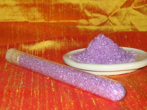 RAIMBOW PURPLE SUGAR in glass tube with cork-70 Gr by Blessac