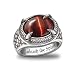 Men's Stainless Steel Ring: Dragon Eye by The Bradford Exchange