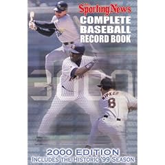 Complete Baseball Record Book - 2000 Edition