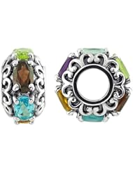 Storywheel® Multi Color Bead / Charm in 925 Sterling Silver