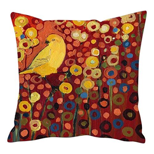 New Illustration Painting Mare And Colt Standard Size Design Square Pillowcase/Cotton Pillowcase with Invisible Zipper in 40*40CM 16*16(527)-527103