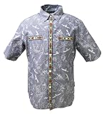 (ワイルドシングス)WILD THINGS クライマー プリント シャンブレー シャツ CLIMBER PRINT CHAMBRAY SHIRT WT-006 (ワイルドシングス)WILD THINGS クライマー プリント シャンブレー シャツ CLIMBER PRINT CHAMBRAY SHIRT WT-006