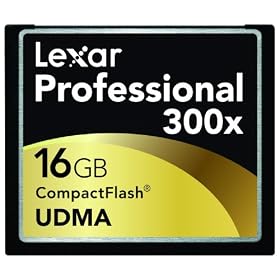 Lexar Professional Series UDMA 16 GB 300x CompactFlash Memory Card CF16GB-300-381