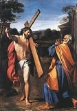 6 x 4 Greeting Card Carracci Annibale Domine quo vadis