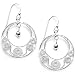 Sterling Silver Round Filigree Bead Drop Earrings