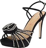 Le Soir Pour La Victoire Women's Hollyn Platform Sandal, Black, 9 M US