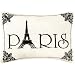 "Paris" - Embroidered Accent "Pillow" (6" x 8 1/2") "Paris" - Embroidered Accent "Pillow" (6" x 8 1/2")
