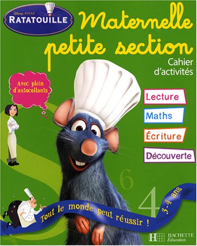 Ratatouille maternelle petite section : Cahier d'activités