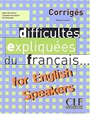 DIFFIC.EXPL.FRANC.AVANCE CORRIGES