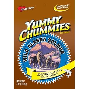 Arctic Paws 4-Ounce Salmon and Bacon Flavor Soft and Chewy Yummy Chummies by 